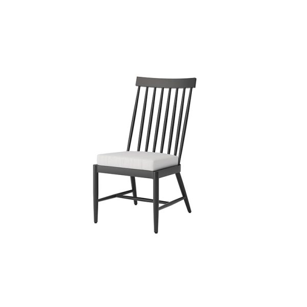 Palazzo Dining Side Chair Outdoor Patio Aluminum Cushion Chair