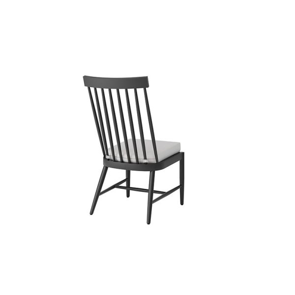 Palazzo Dining Side Chair Outdoor Patio Aluminum Cushion Chair
