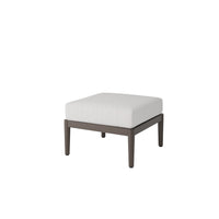 Palazzo Ottoman Outdoor Patio Aluminum Cushion Footrest Stool