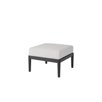 Palazzo Ottoman Outdoor Patio Aluminum Cushion Footrest Stool