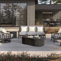 Palazzo Sofa Outdoor Patio Aluminum Cushion Lounge Couch