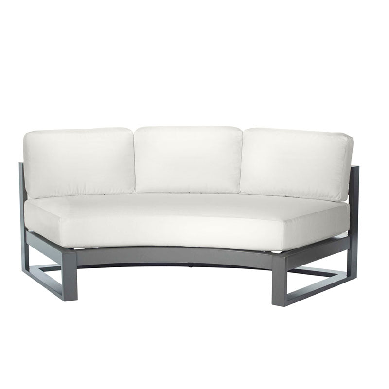 Palermo Curved Sofa Section Outdoor Patio Modular Lounge Sofa