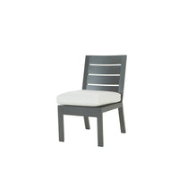 Palermo Dining Side Chair Outdoor Patio Aluminum Cushion Chair