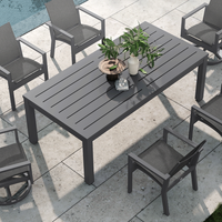 Palermo 42x85 Rectangular Dining Table Outdoor Patio Table