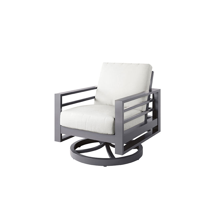 Palermo Club Swivel Rocker Outdoor Patio Cushion Lounge Chair
