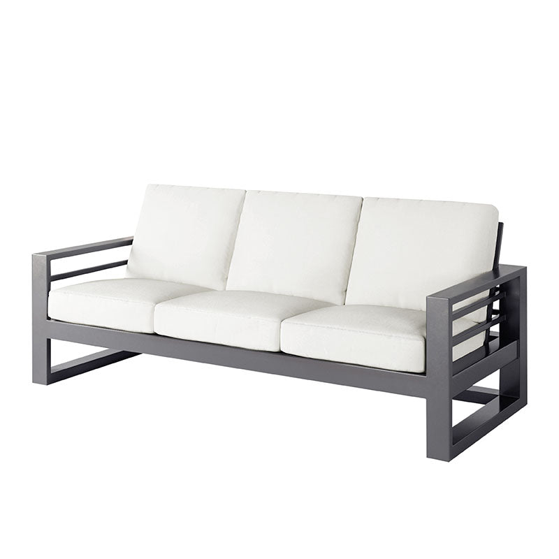 Palermo Sofa Outdoor Patio Aluminum Cushion Lounge Couch