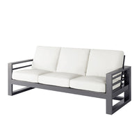 Palermo Sofa Outdoor Patio Aluminum Cushion Lounge Couch