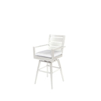 Palermo Swivel Barstool Outdoor Patio Aluminum Bar Chair