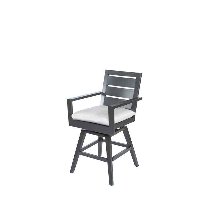 Palermo Counter Height Swivel Stool Outdoor Patio Bar Chair
