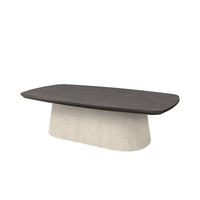 Pompano Bellino Coffee Table Outdoor Patio Stone Look Table