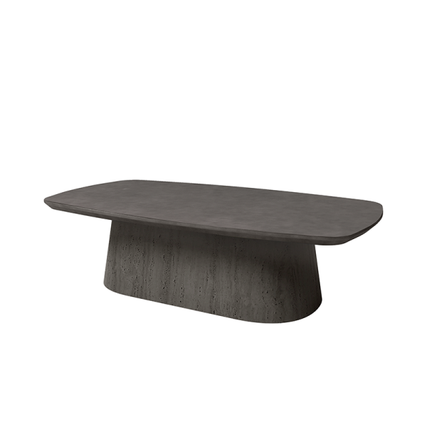 Pompano Bellino Coffee Table Outdoor Patio Stone Look Table