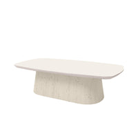 Pompano Bellino Coffee Table Outdoor Patio Stone Look Table