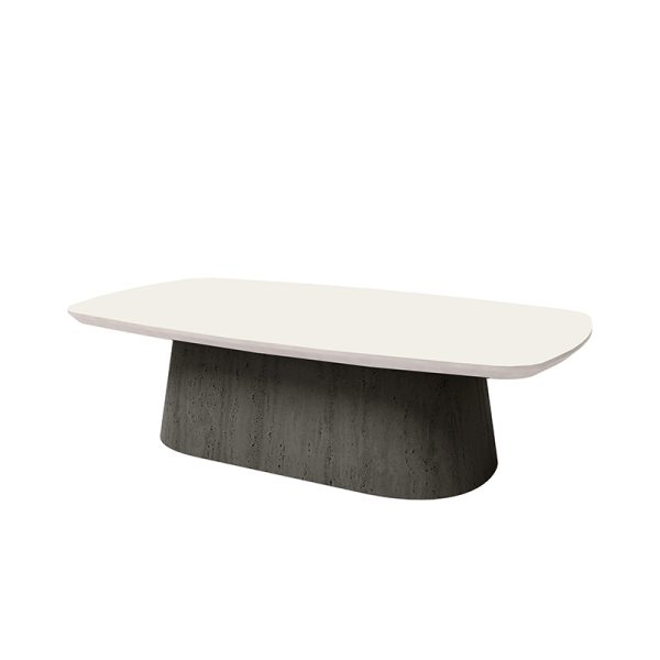 Pompano Bellino Coffee Table Outdoor Patio Stone Look Table
