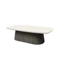 Pompano Bellino Coffee Table Outdoor Patio Stone Look Table