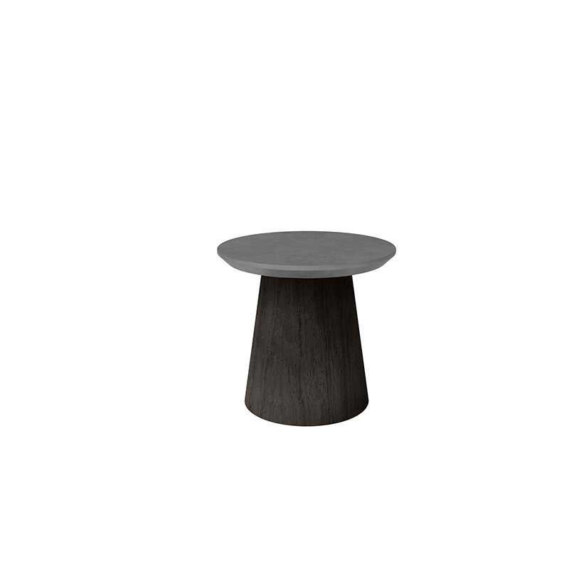 Pompano Bellino End Table Outdoor Patio Stone Look Side Table