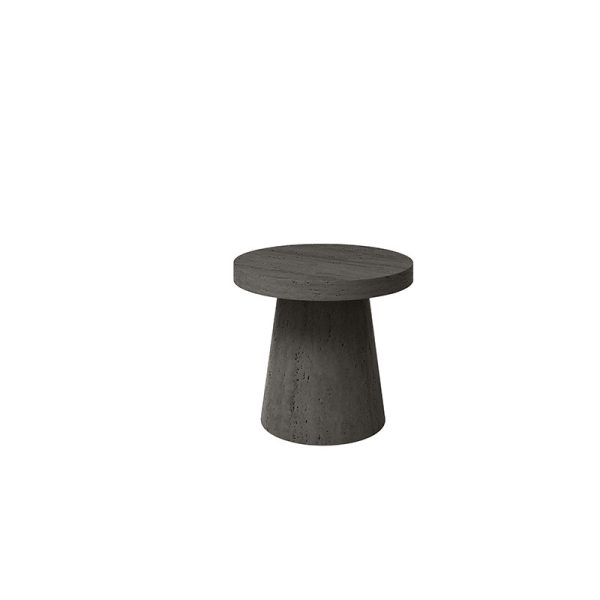 Pompano End Table Outdoor Patio Stone Look Side Table