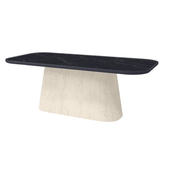 Pompano Aspen 84 Rectangular Dining Table Outdoor Patio