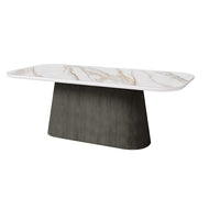Pompano Aspen 84 Rectangular Dining Table Outdoor Patio