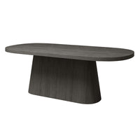 Pompano 84 Rectangular Dining Table Outdoor Patio Stone Look