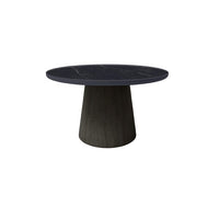 Pompano Aspen 54 Round Dining Table Outdoor Stone Top Patio