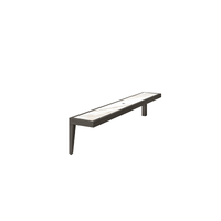 Siena Chaise Table Outdoor Patio Side Table Lounge Table