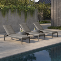 Siena Adjustable Chaise Lounge Outdoor Patio Quick Dry Chair