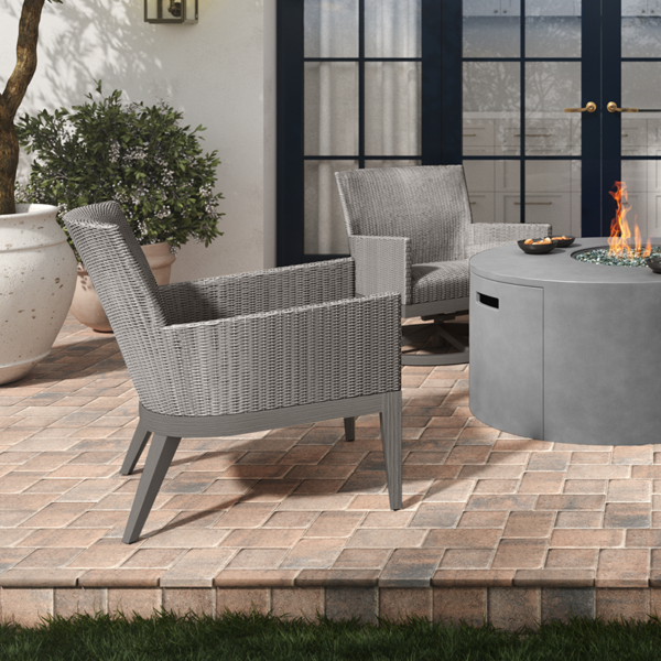 Siena Club Chair Outdoor Patio Woven Quick Dry Lounge Chair