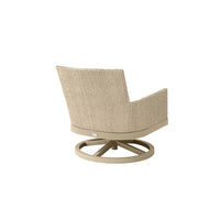 Siena Club Swivel Rocker Outdoor Patio Woven Lounge Chair