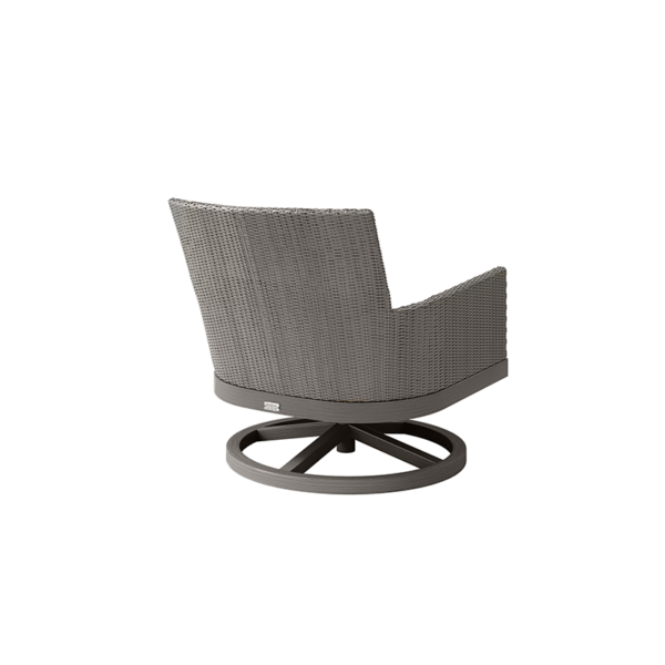Siena Club Swivel Rocker Outdoor Patio Woven Lounge Chair