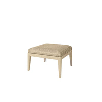 Siena Ottoman Outdoor Patio Woven Quick Dry Footrest Stool