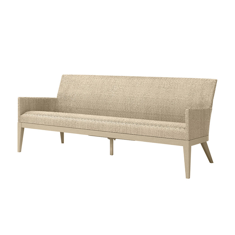 Siena Sofa Outdoor Patio Woven Quick Dry Lounge Couch