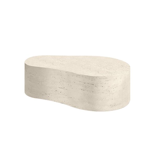 Tahoe Coffee Table Outdoor Patio Stone Look Lounge Table