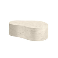 Tahoe Coffee Table Outdoor Patio Stone Look Lounge Table