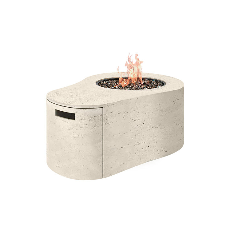 Tahoe Fire Pit Outdoor Patio Propane Stone Look Fire Table