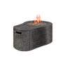 Tahoe Fire Pit with Lid 55,000 BTU Outdoor Propane Fire Table