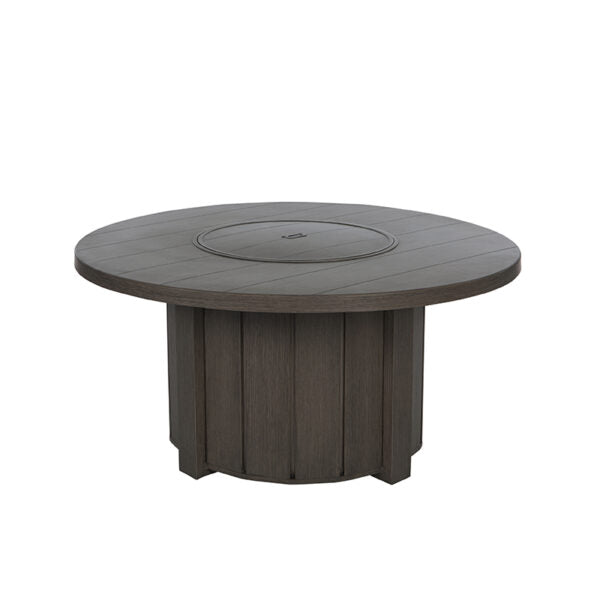 Trevi 50 Round Aluminum Fire Pit with Lid 55,000 BTU Fire Table