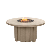 Trevi 50 Round Aluminum Fire Pit with Lid 55,000 BTU Fire Table