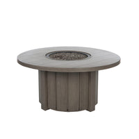 Trevi 50 Round Aluminum Fire Pit with Lid 55,000 BTU Fire Table