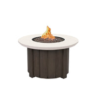 Trevi Bellino 42 Round Fire Pit with Lid 55,000 BTU Fire Table