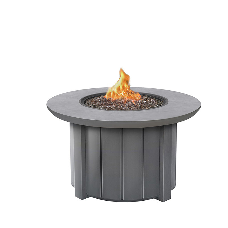 Trevi Bellino 42 Round Fire Pit with Lid 55,000 BTU Fire Table