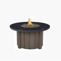 Trevi Aspen 42 Round Fire Pit with Lid 55,000 BTU Fire Table
