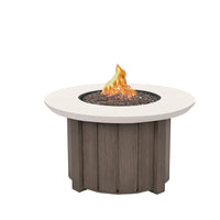 Trevi Bellino 42 Round Fire Pit with Lid 55,000 BTU Fire Table