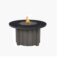 Trevi Aspen 42 Round Fire Pit with Lid 55,000 BTU Fire Table