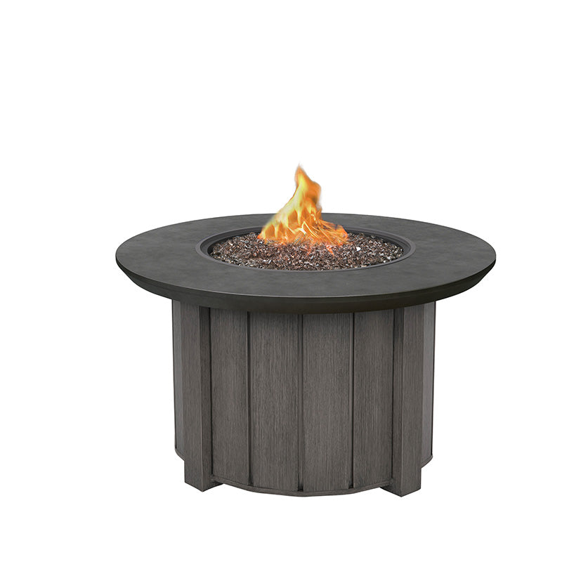 Trevi Bellino 42 Round Fire Pit with Lid 55,000 BTU Fire Table