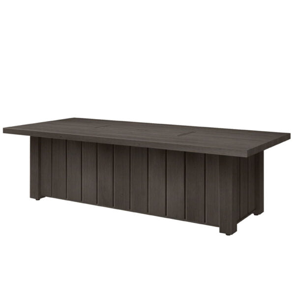 Trevi XL 70x32 Rectangular Fire Pit with Lid 55,000 BTU Fire Table
