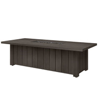 Trevi XL 70x32 Rectangular Fire Pit with Lid 55,000 BTU Fire Table