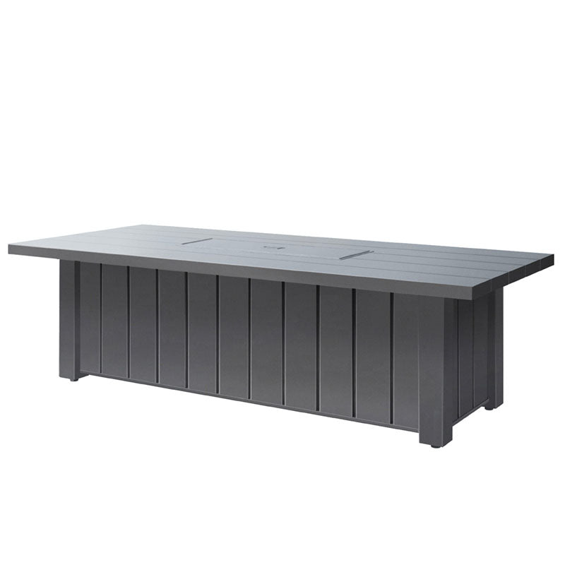 Trevi XL 70x32 Rectangular Fire Pit with Lid 55,000 BTU Fire Table
