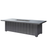 Trevi XL 70x32 Rectangular Fire Pit with Lid 55,000 BTU Fire Table