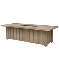 Trevi XL 70x32 Rectangular Fire Pit with Lid 55,000 BTU Fire Table