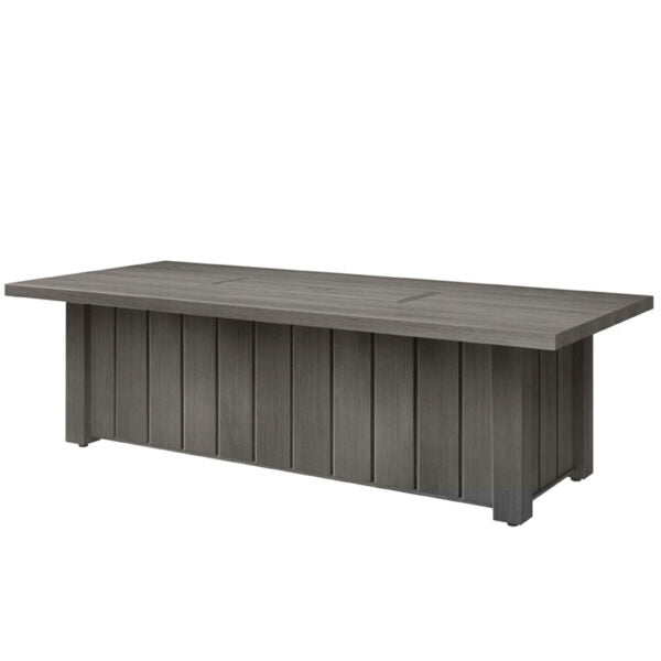 Trevi XL 70x32 Rectangular Fire Pit with Lid 55,000 BTU Fire Table